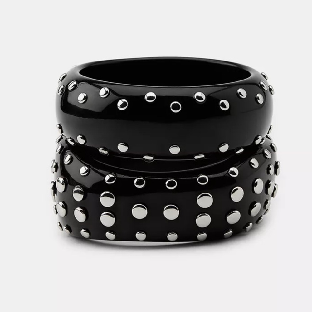 Zara 2 studded resin bracelets , 2 pack